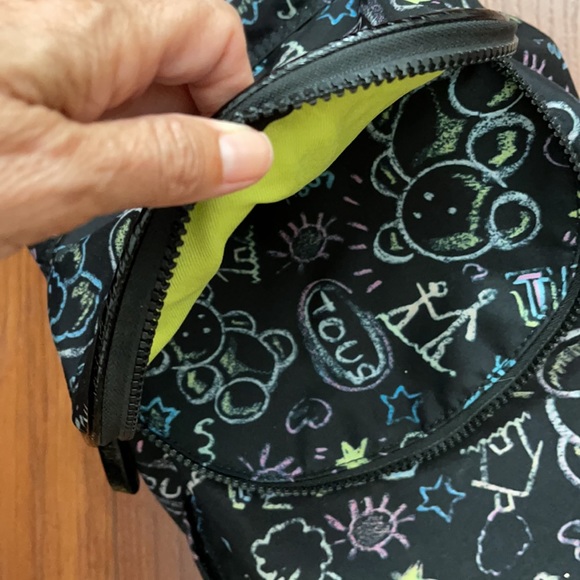 Tous backpack black w neon colors used - Picture 6 of 8